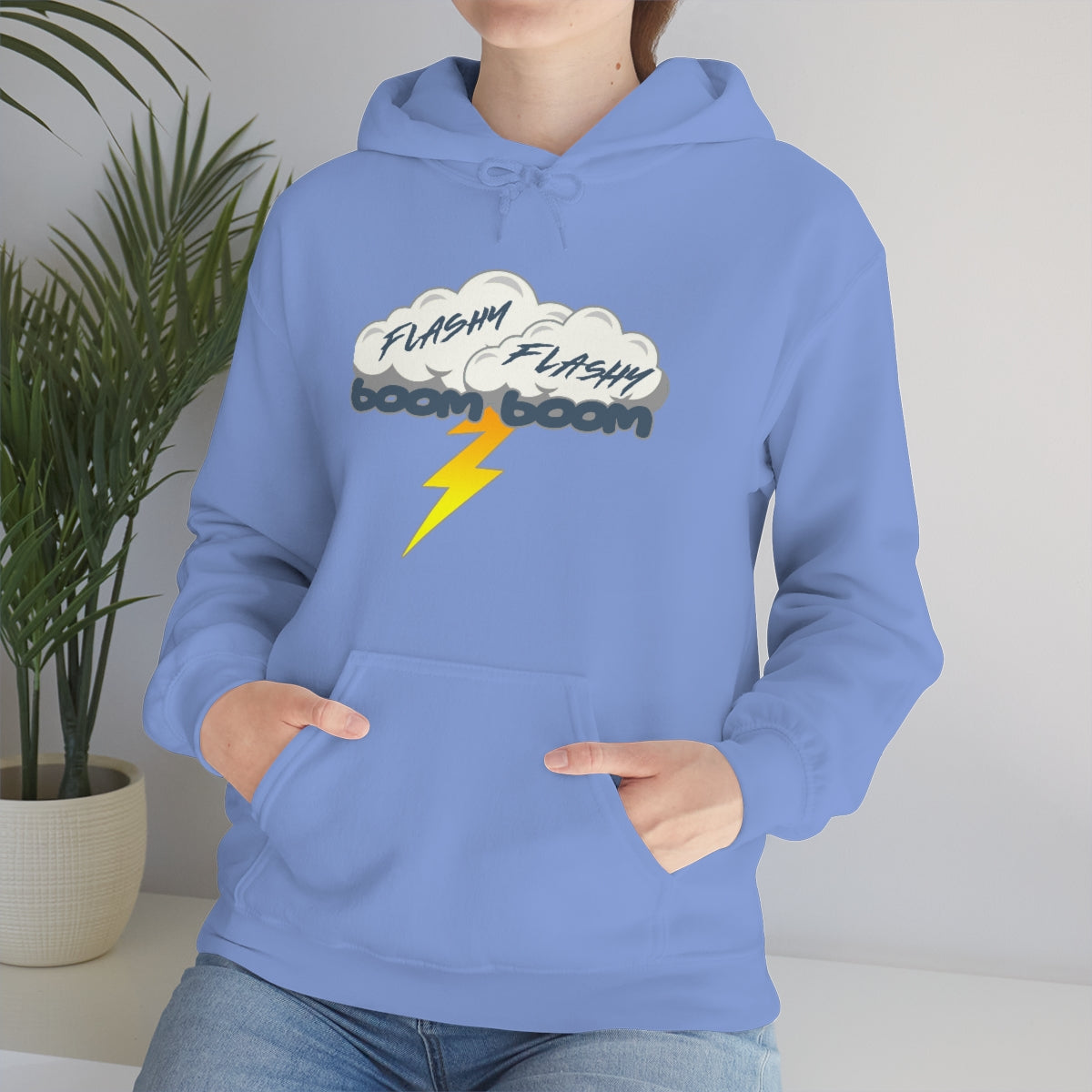 Sudadera con capucha Flashy Flashy Boom Boom 