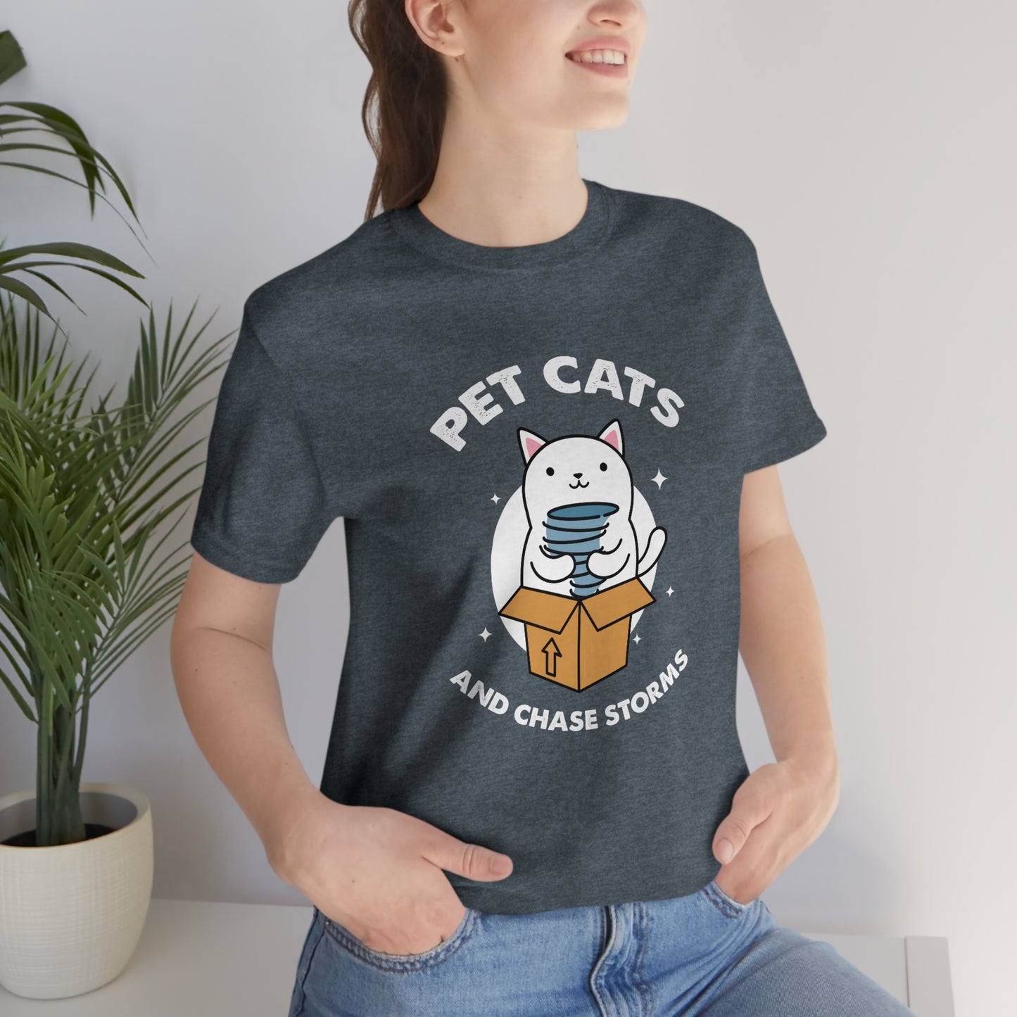 Pet Cats and Chase Storms Tee