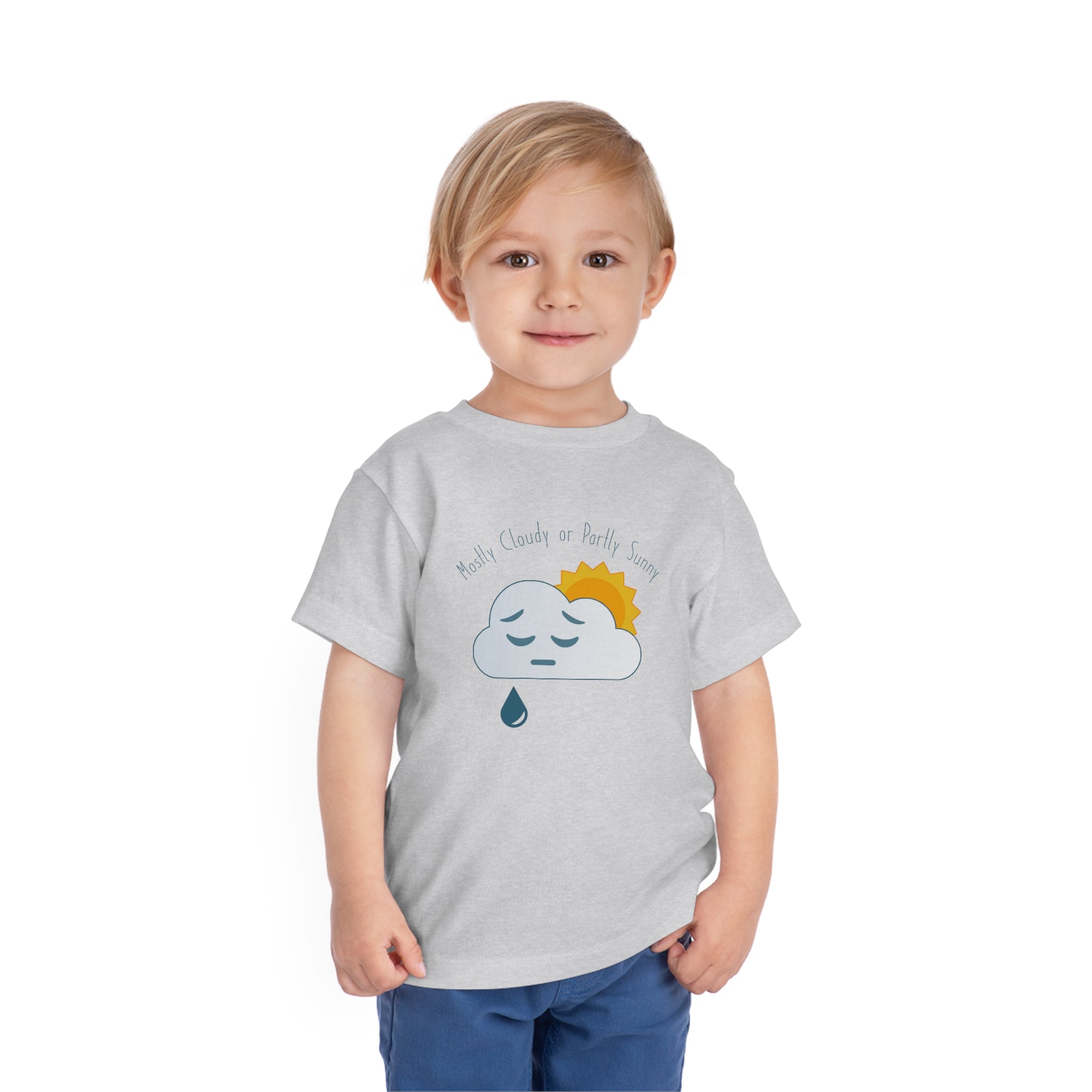Mostly Cloudy Toddler Tee 