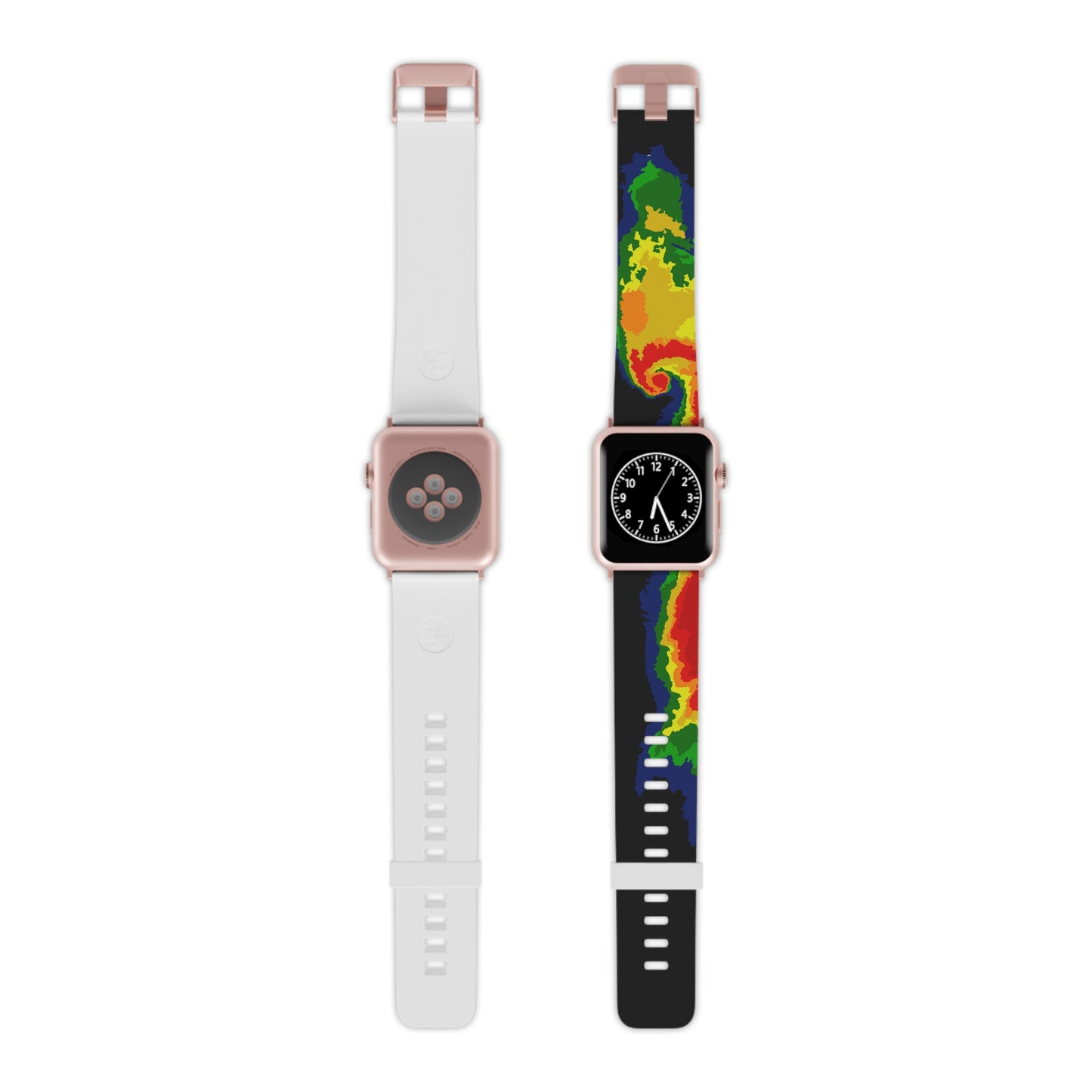 Radar Print (Black) Watch Band for Apple Watch