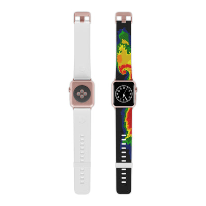 Radar Print (Black) Watch Band for Apple Watch