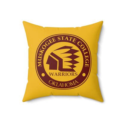 Muskogee State Throw Pillow