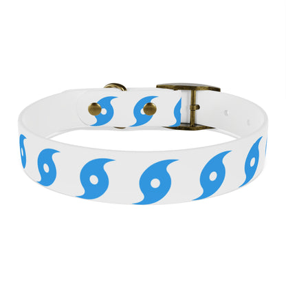 Hurricane Icon (Blue) Dog Collar