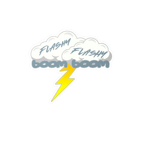 Flashy Flashy Boom Boom Vinyl Decal
