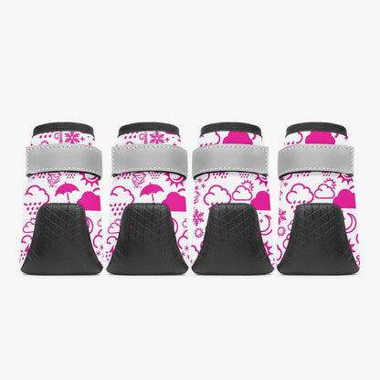 Wx Icon (White/Pink) Dog Booties