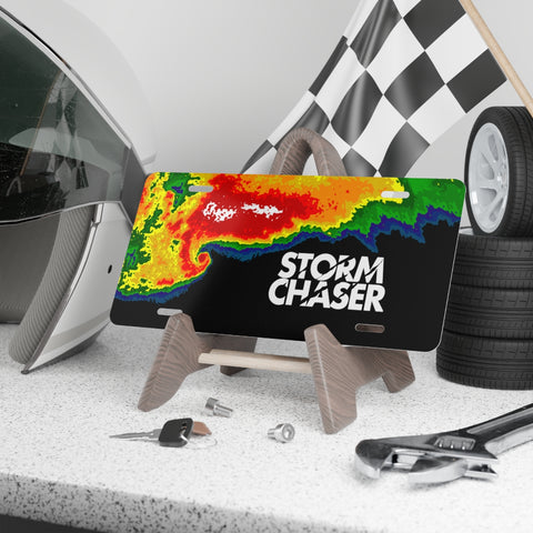 Storm Chaser License Plate