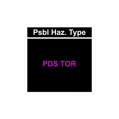 PDS TOR Vinyl Decal