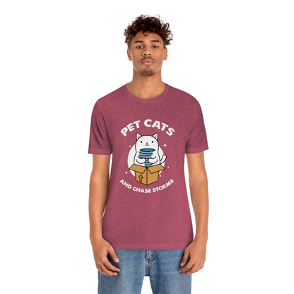 Pet Cats and Chase Storms Tee