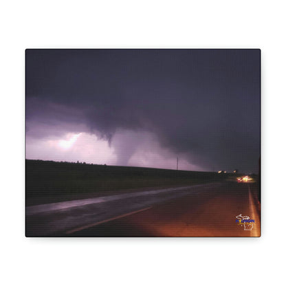 Backlit Missouri EF-3 Tornado