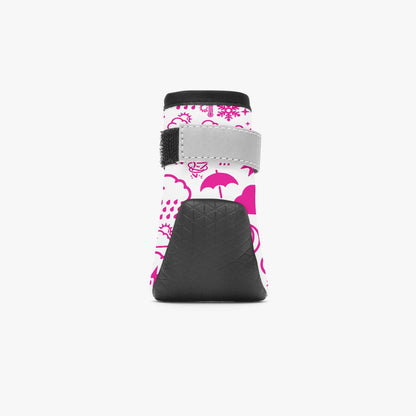 Wx Icon (White/Pink) Dog Booties