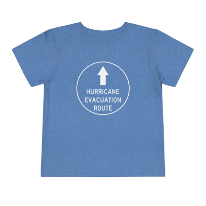 Hurricane Evacuation Route Toddler Tee