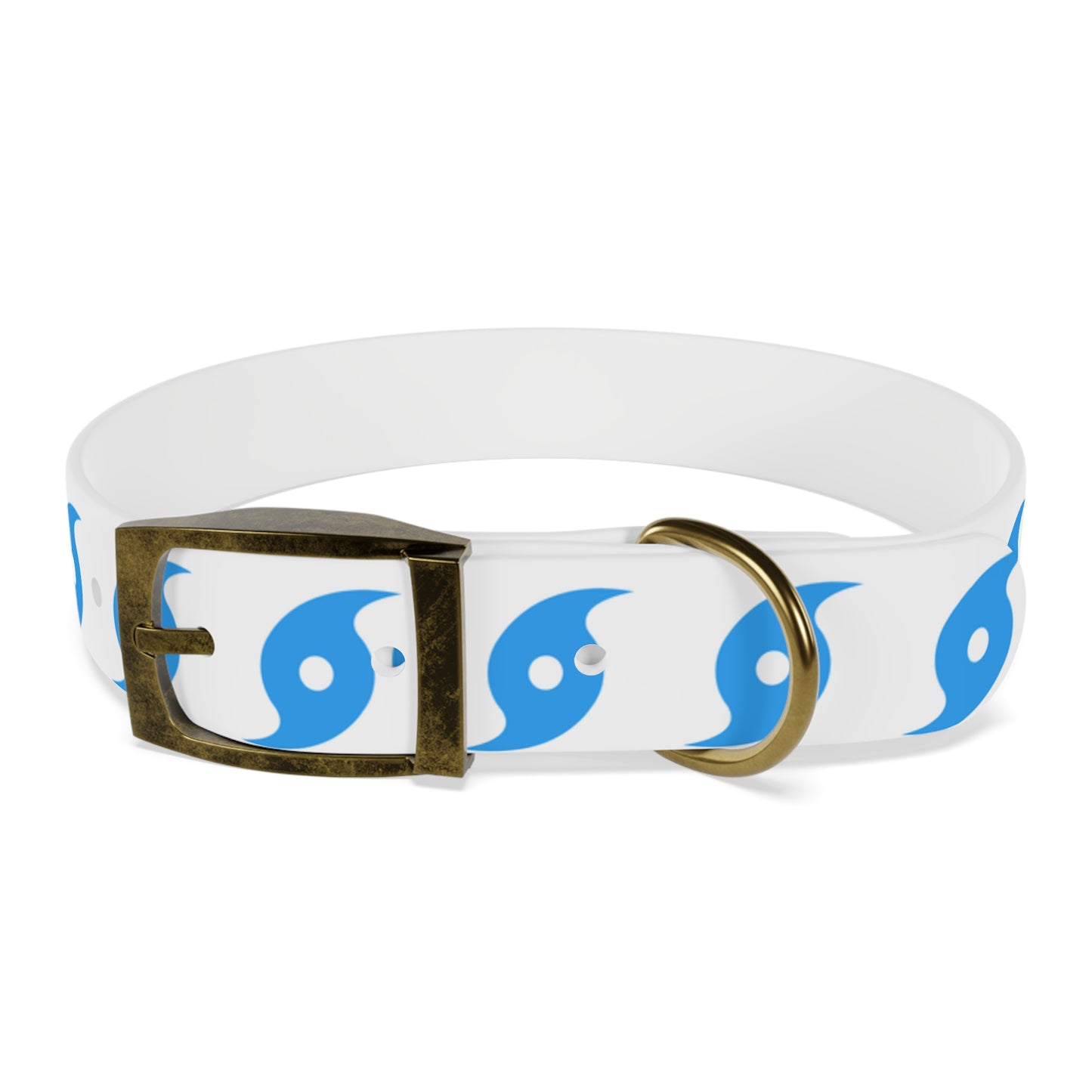 Hurricane Icon (Blue) Dog Collar