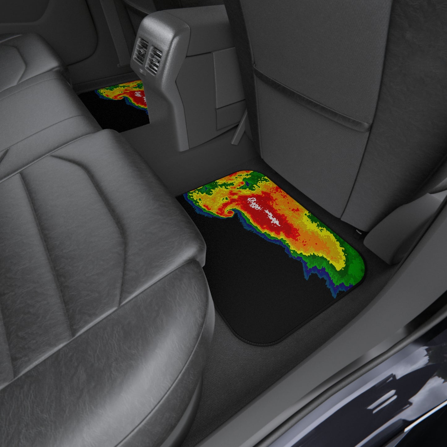 Radar Print Car Mats (Set of 4)