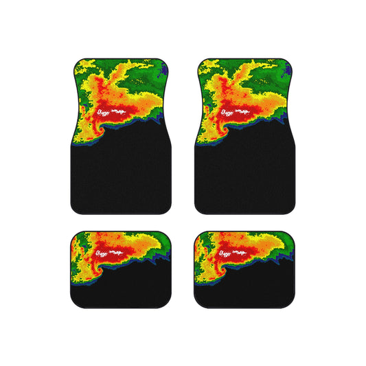 Radar Print Car Mats (Set of 4)