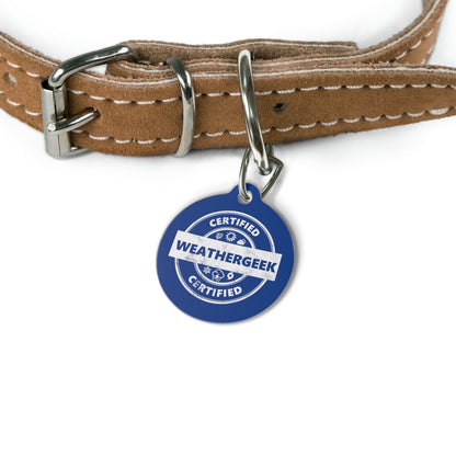 Certified Weathergeek Pet Tag