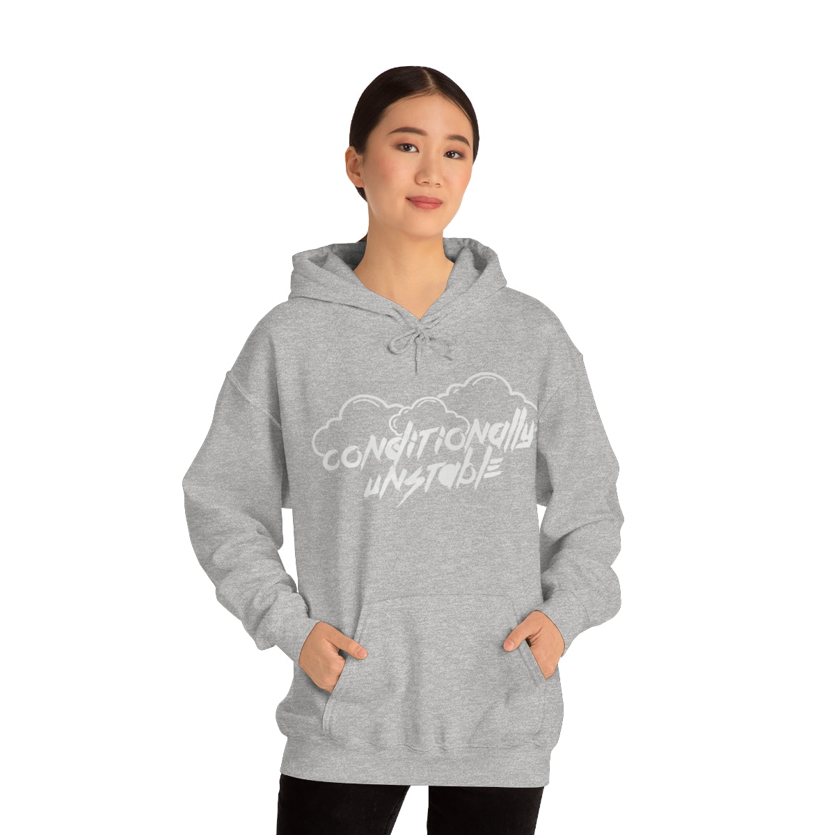 Sudadera con capucha condicionalmente inestable 