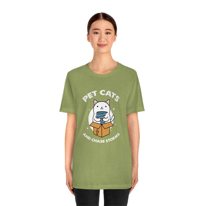 Pet Cats and Chase Storms Tee