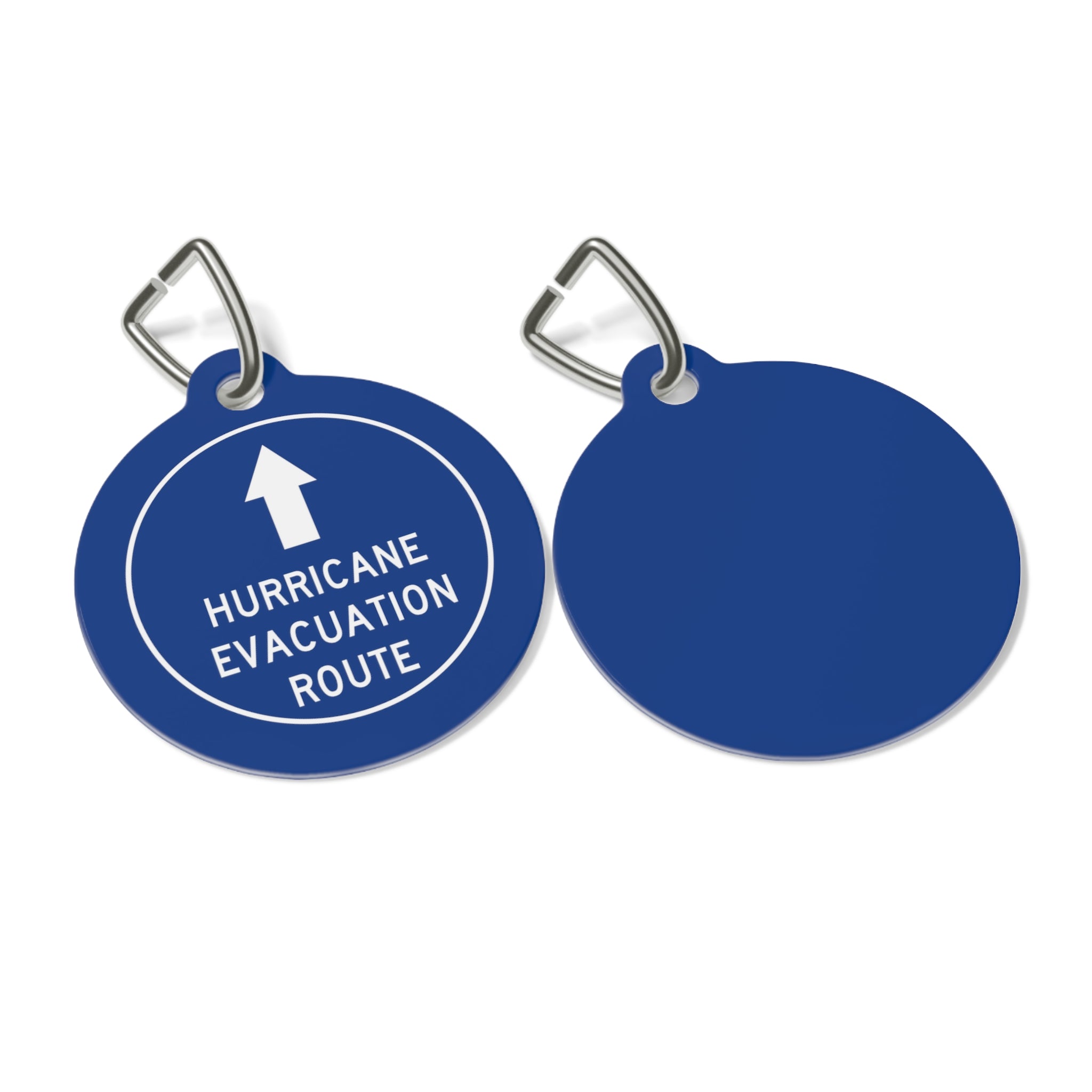 Hurricane Evacuation Route Pet Tag 