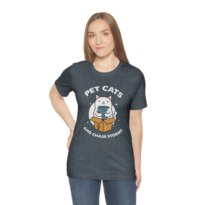 Pet Cats and Chase Storms Tee