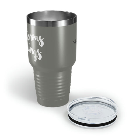 Catch Storms, Not Feeelings Tumbler, 30oz