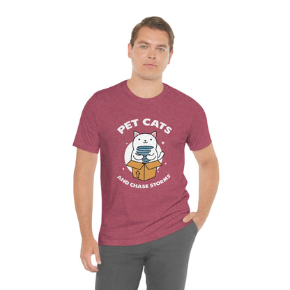 Pet Cats and Chase Storms Tee