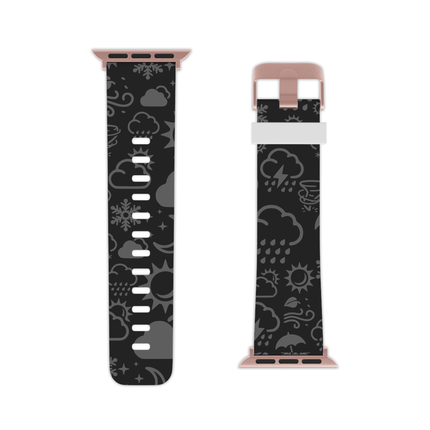 Wx Icon (Black/Grey) Watch Band for Apple Watch