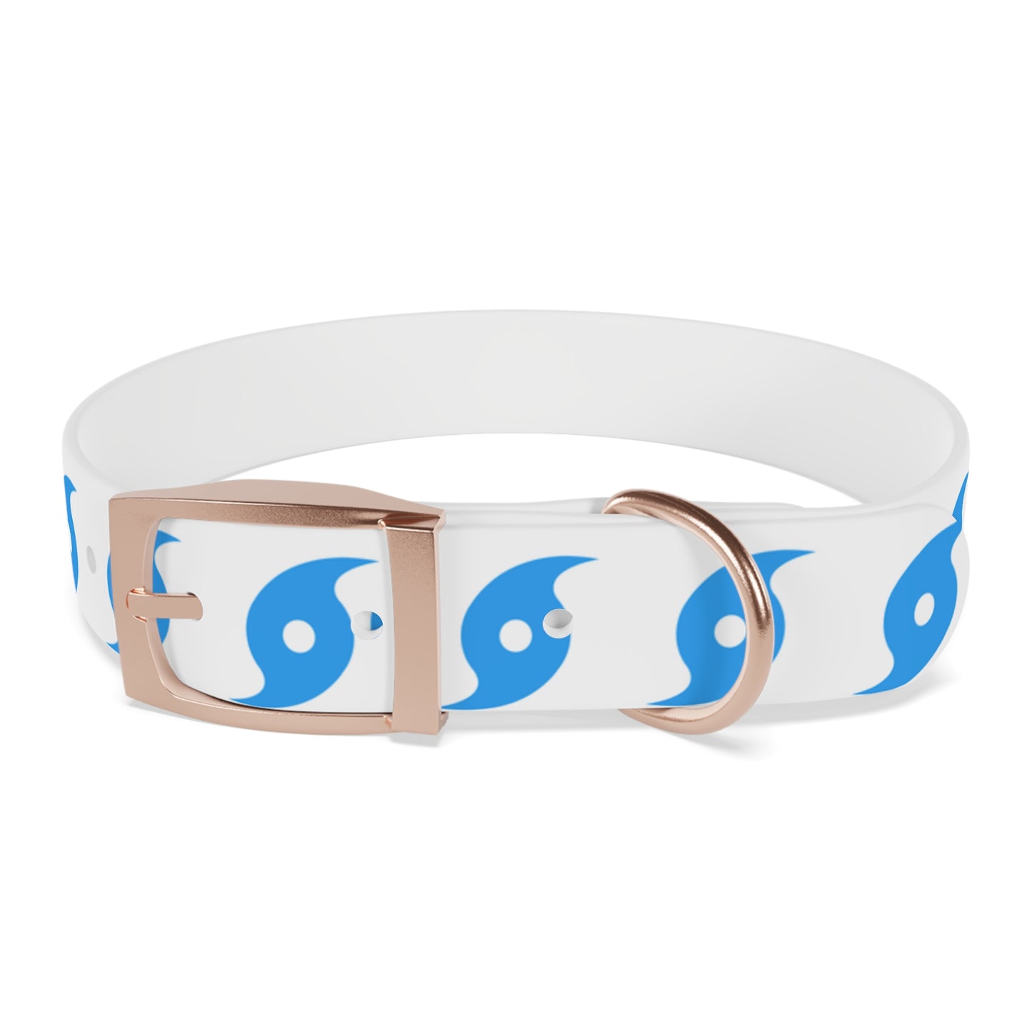 Hurricane Icon (Blue) Dog Collar