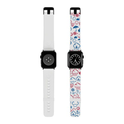 Wx Icon (Red/Blue) Watch Band for Apple Watch