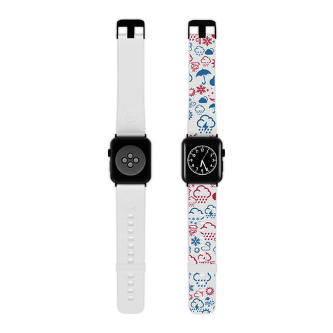 Wx Icon (Red/Blue) Watch Band for Apple Watch