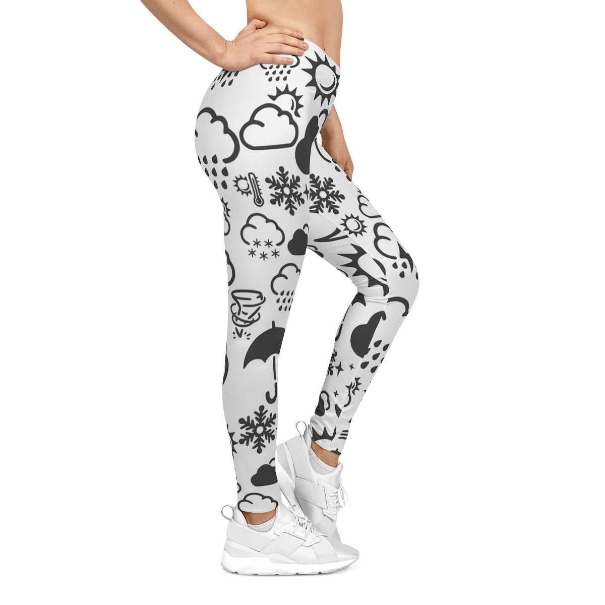 Wx Icon (Blanc/Noir) Legging décontracté 