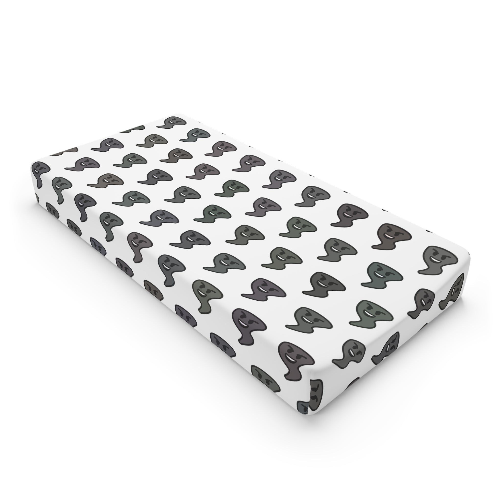 Tornado Emoji Changing Pad Cover 