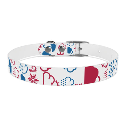 Wx Icon (Red/Blue) Dog Collar