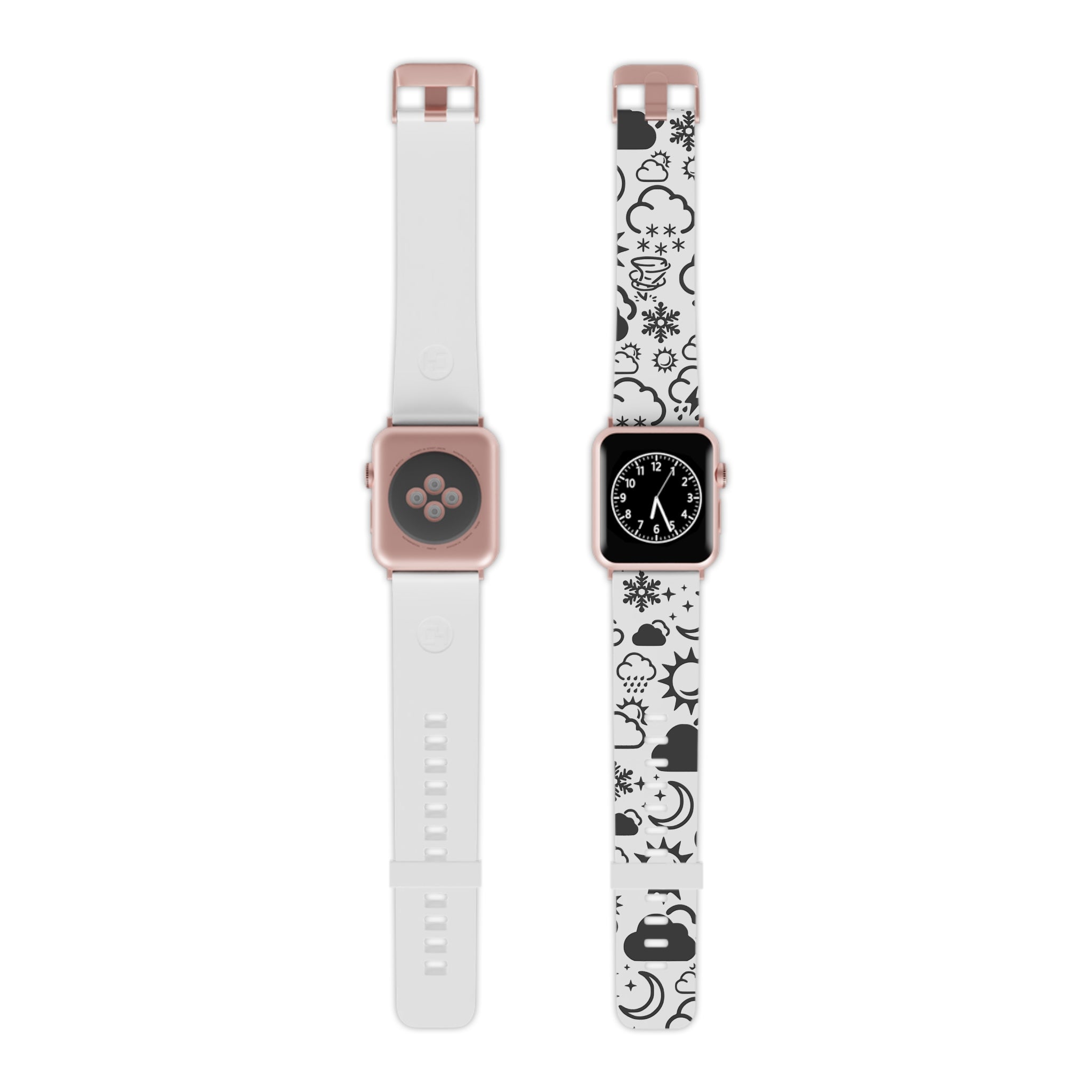Wx Icon (White/Black) Watch Band for Apple Watch 