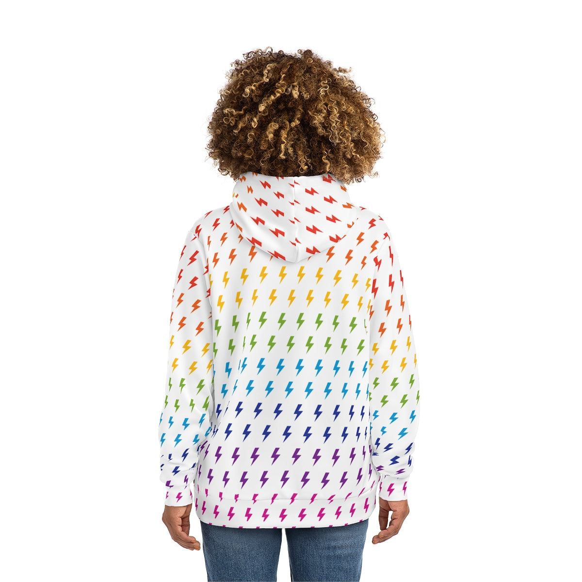 Lightning (White/Rainbow) Hoodie 