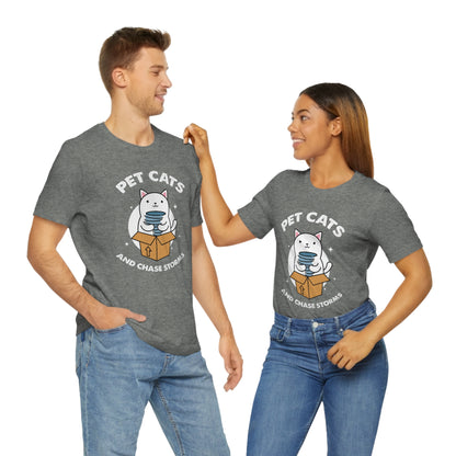 Pet Cats and Chase Storms Tee