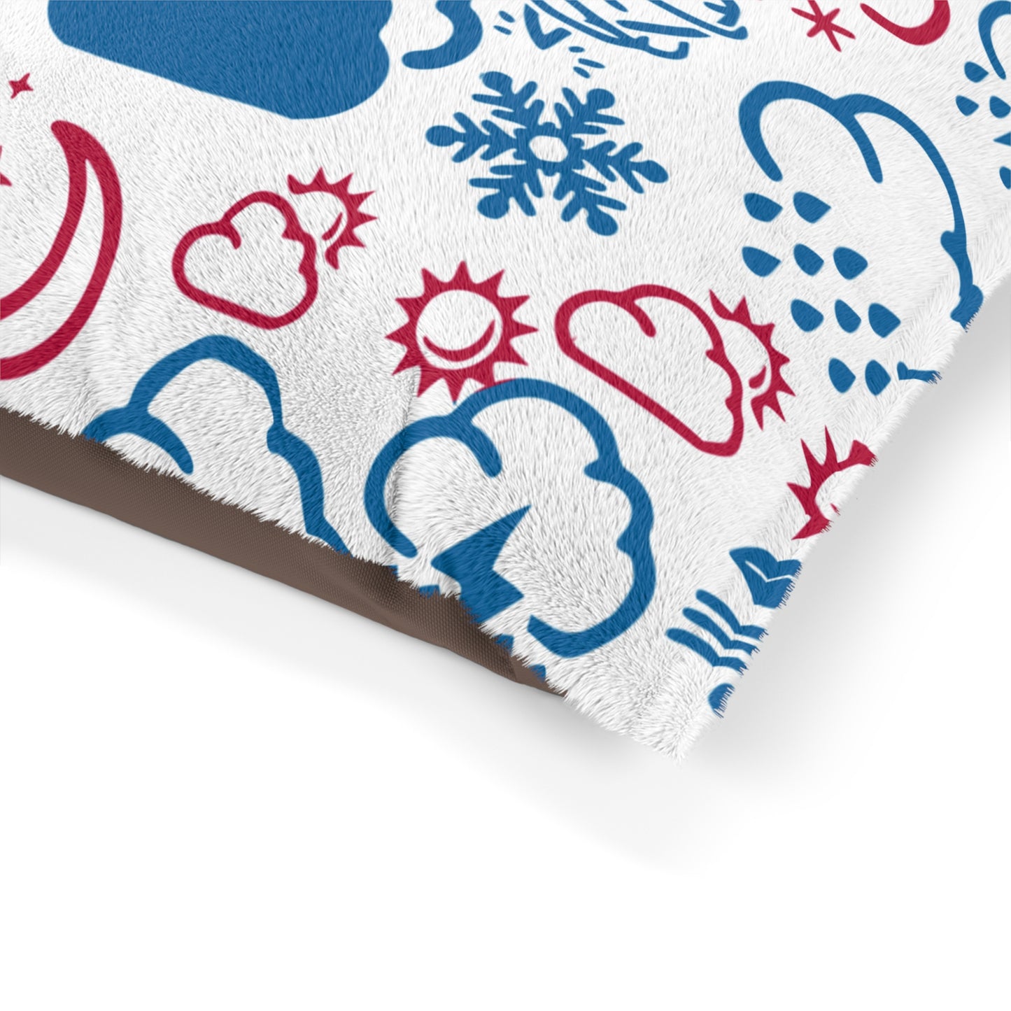 Wx Icon (Red/Blue) Pet Bed