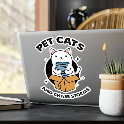 Pet Cats and Chase Storms Vinyl Decal