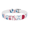 Wx Icon (Red/Blue) Dog Collar