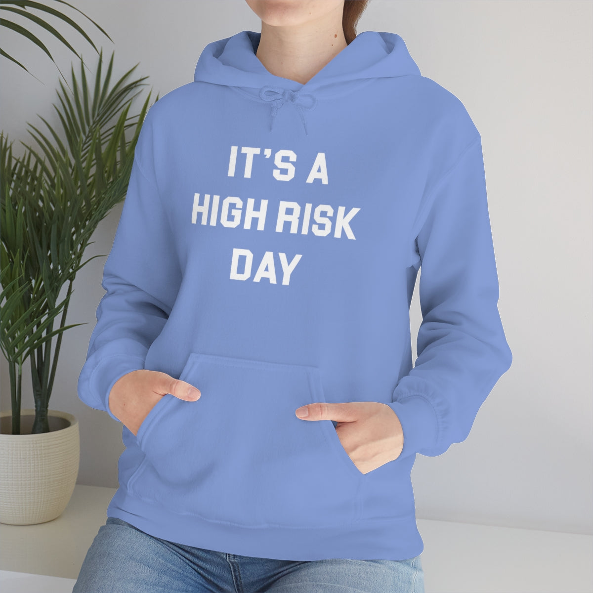 Sudadera con capucha de día de alto riesgo 