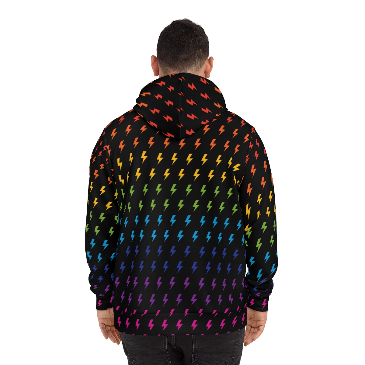 Lightning (Black/Rainbow) Hoodie