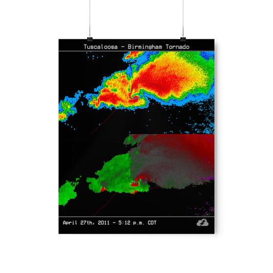 Tornado de Tuscaloosa Póster