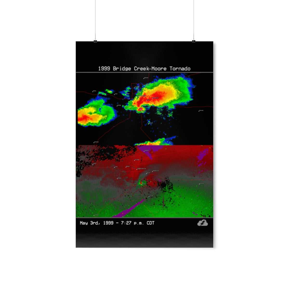 Moore, OK 1999 Tornado Poster