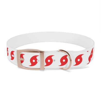 Hurricane Icon (Red) Dog Collar