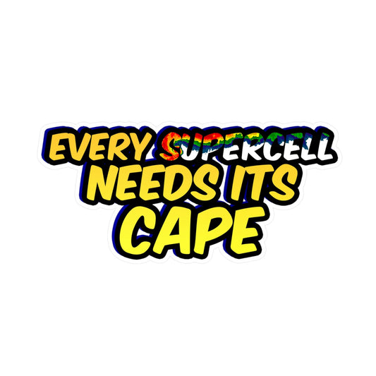 Every Supercell Needs Its CAPE Vinyl Decal