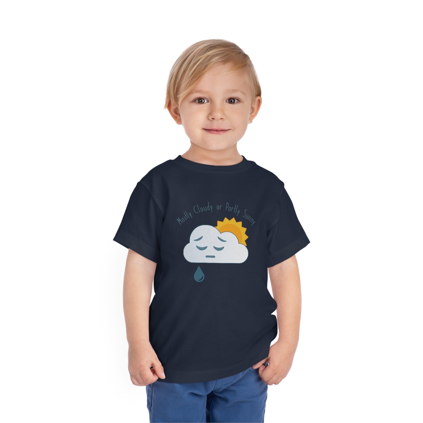 Mostly Cloudy Toddler Tee