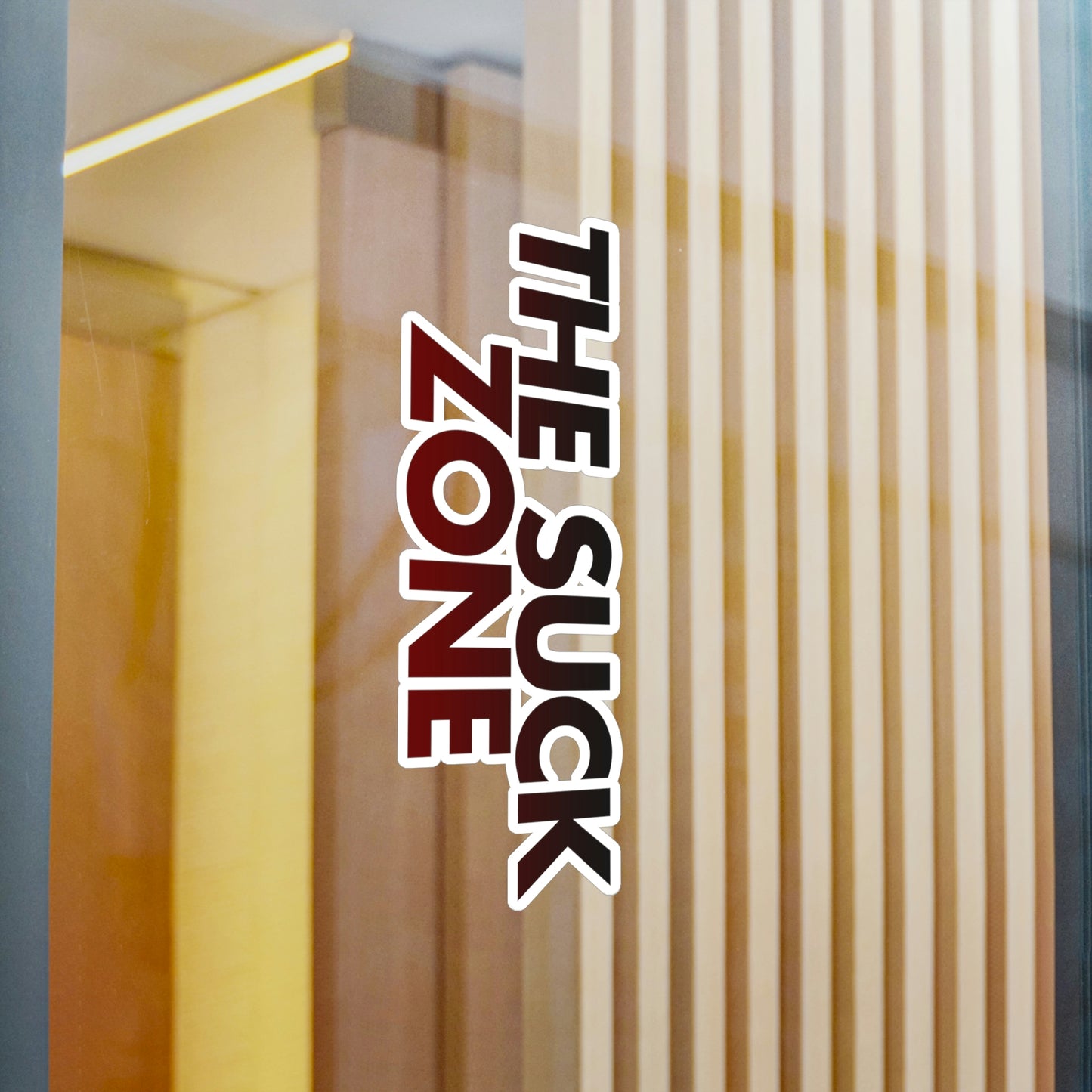 The Suck Zone Vinyl Decal