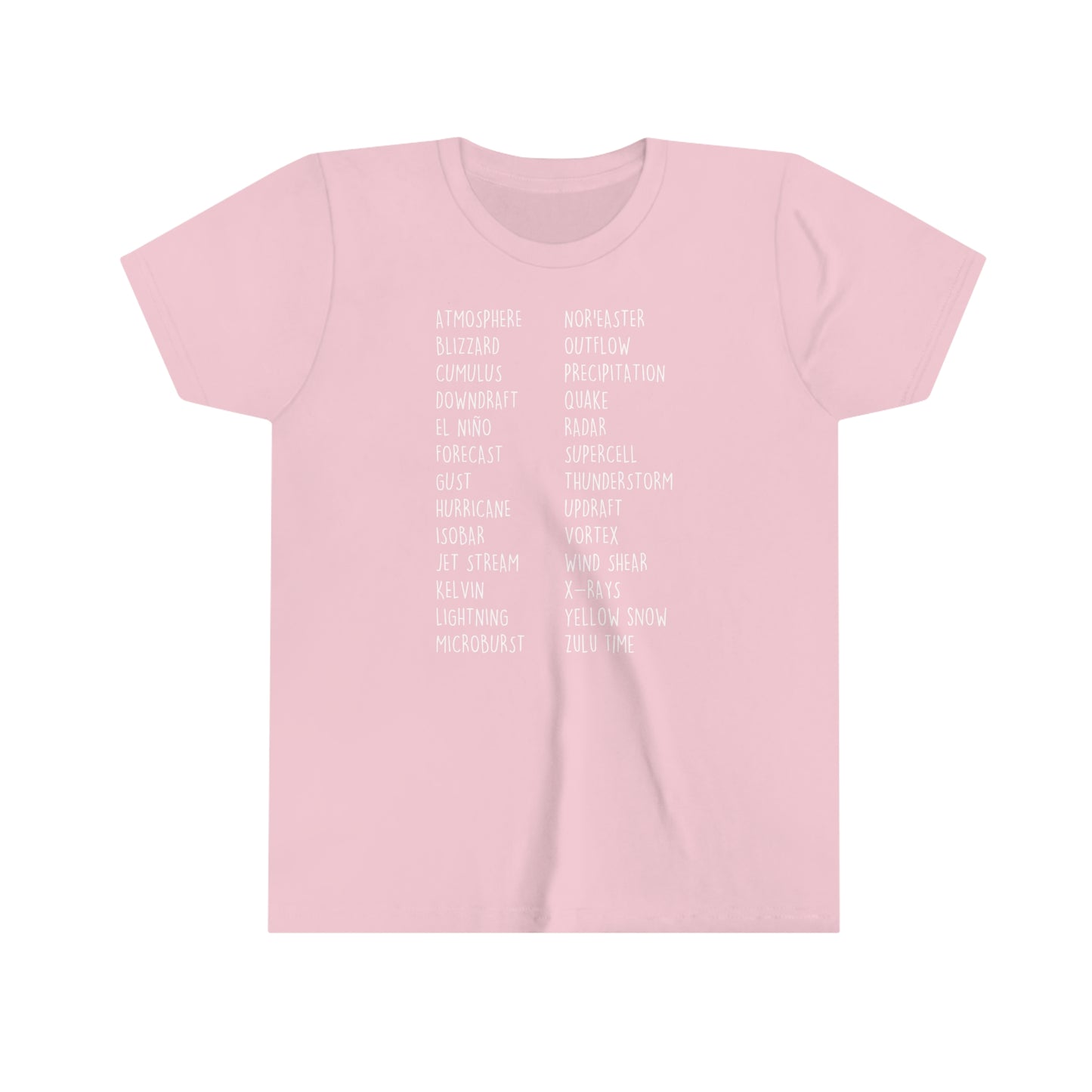 Weather ABCs Kids Tee