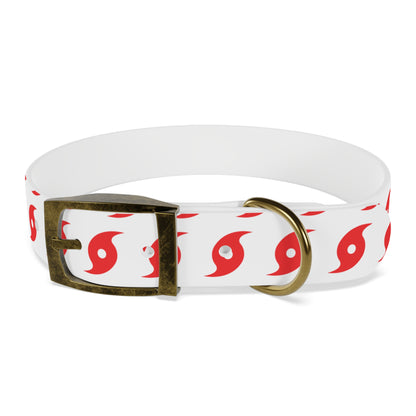 Hurricane Icon (Red) Dog Collar