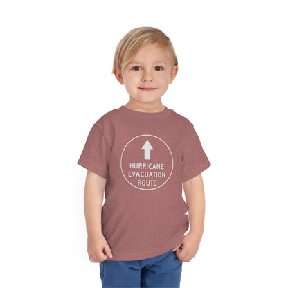 Hurricane Evacuation Route Toddler Tee