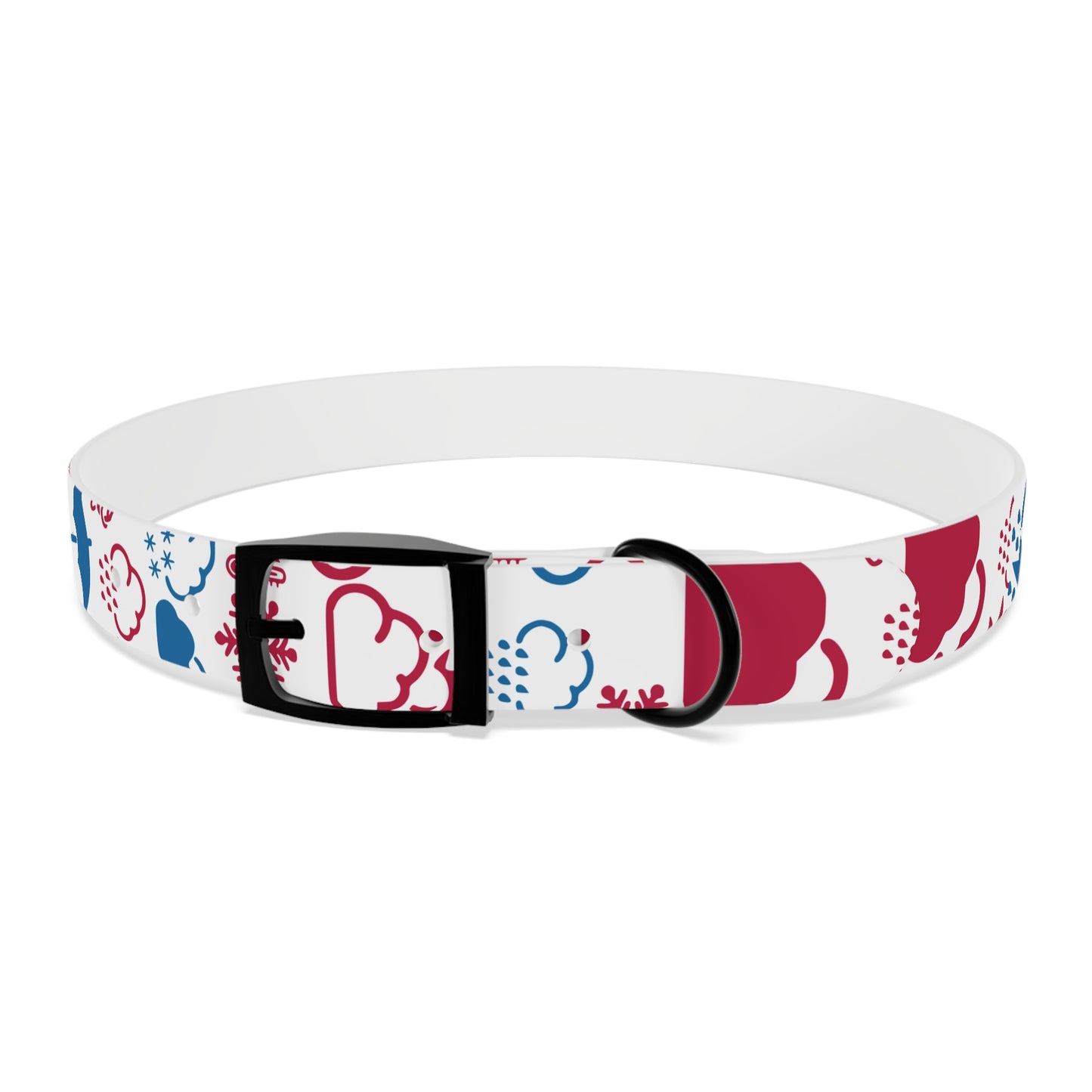 Wx Icon (Red/Blue) Dog Collar